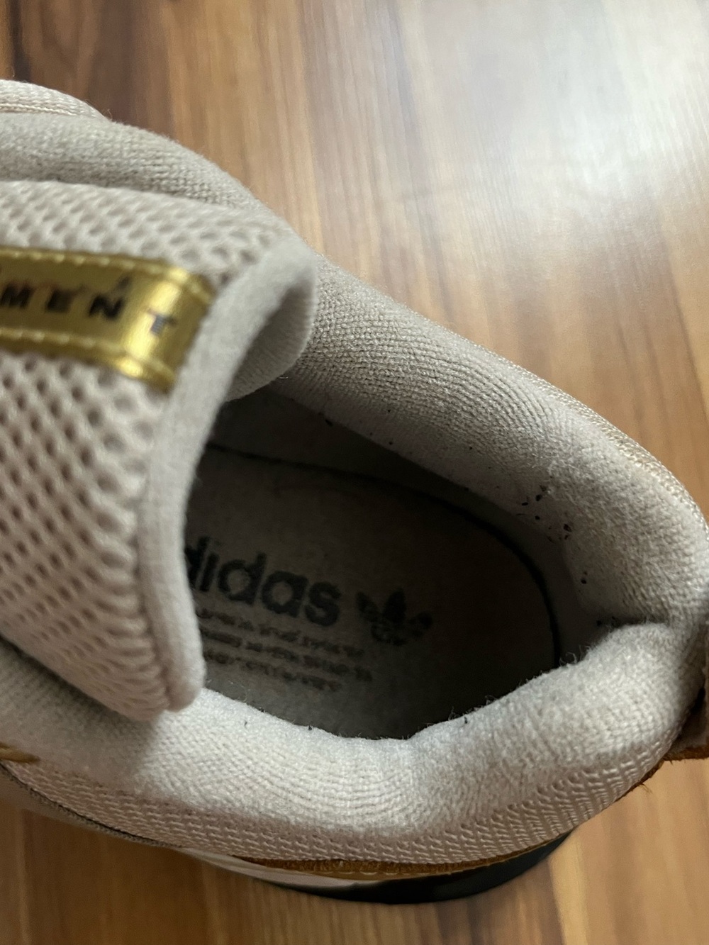 Adidas EQT Gazelle Bliss Gold Coral Sneakers EE7747 Men's Size 9 - Picture 5 of 9